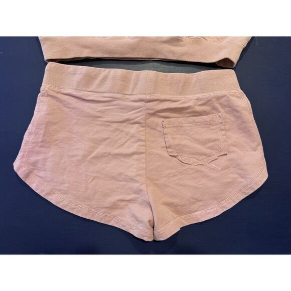 Anthropologie Mustard Seed Two Piece Set Pearl Beading S Crop Top / M Shorts - Picture 10 of 16